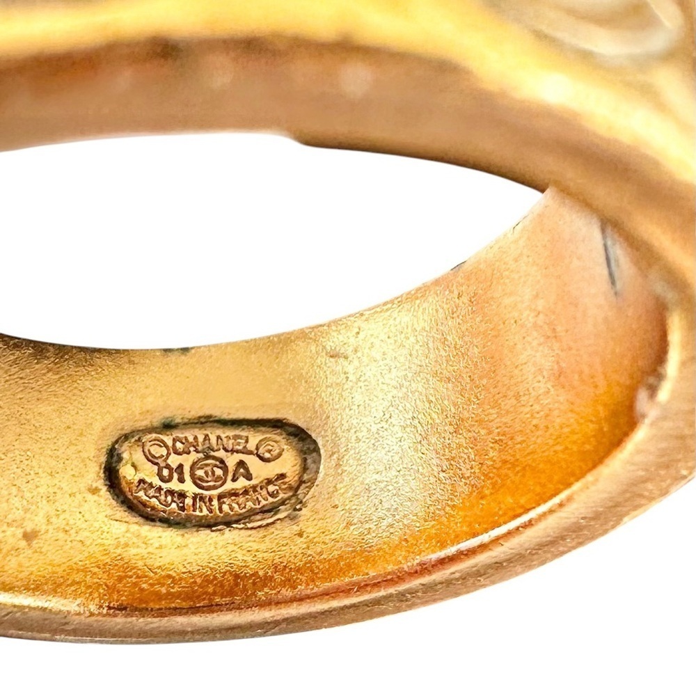 CHANEL Gold COCO Ring - Picture 3 of 8